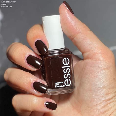 essie wicked nail polish swatch.